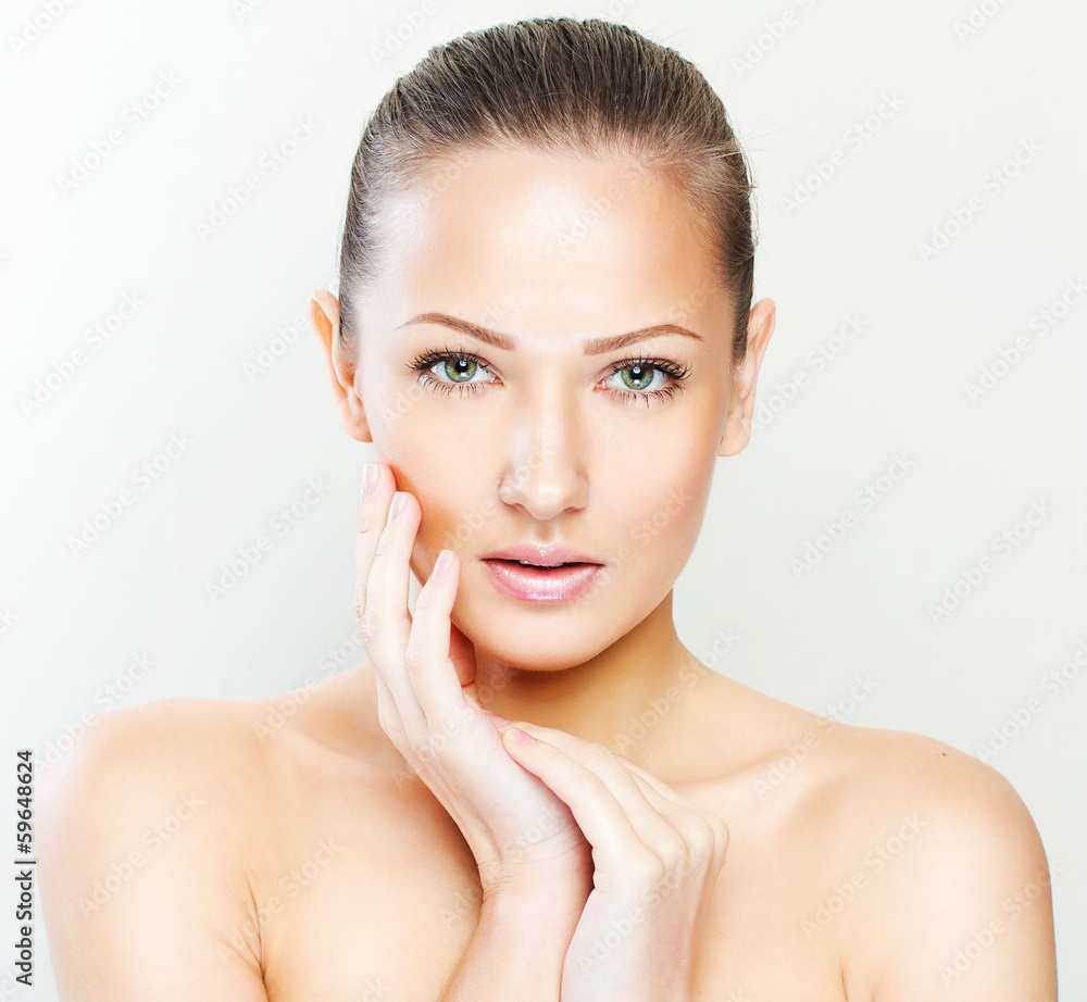 beautiful woman with perfect skin and face beautiful woman with perfect skin and face