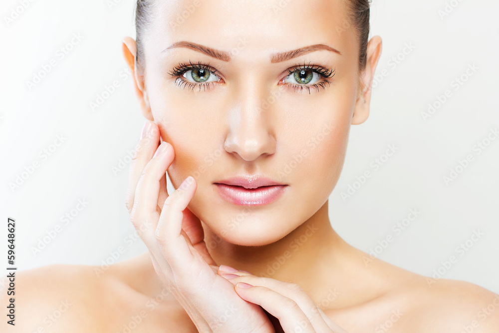 beautiful woman with perfect skin and face beautiful woman with perfect skin and face