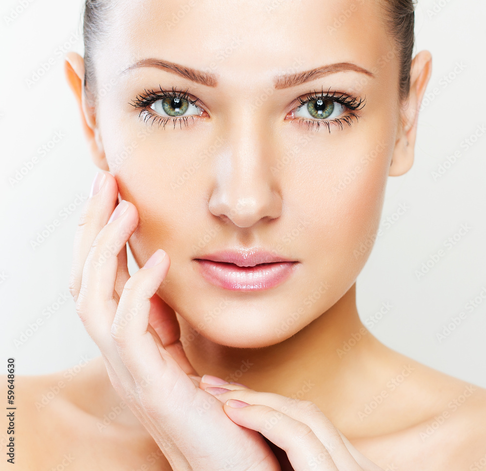 beautiful woman with perfect skin and face beautiful woman with perfect skin and face