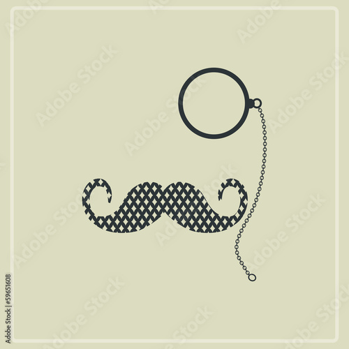 Hipster man.