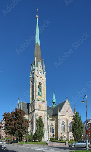 Oscar Church in Stockholm, Sweden photo