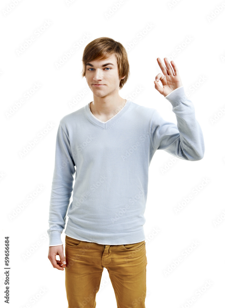 Confident young man Confident young man