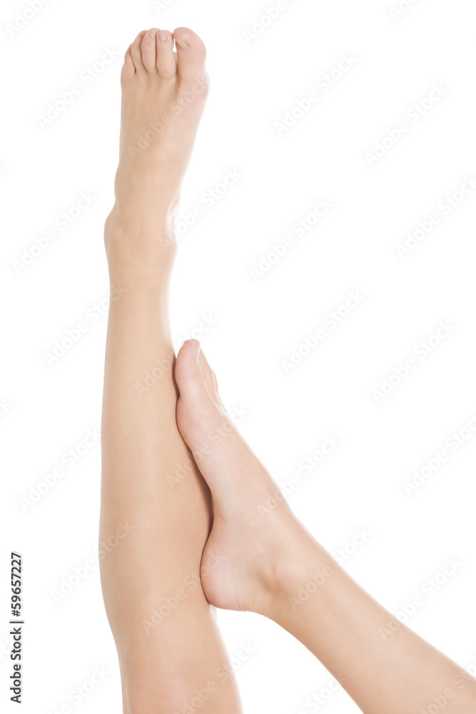 Beautiful smooth and shaved legs.