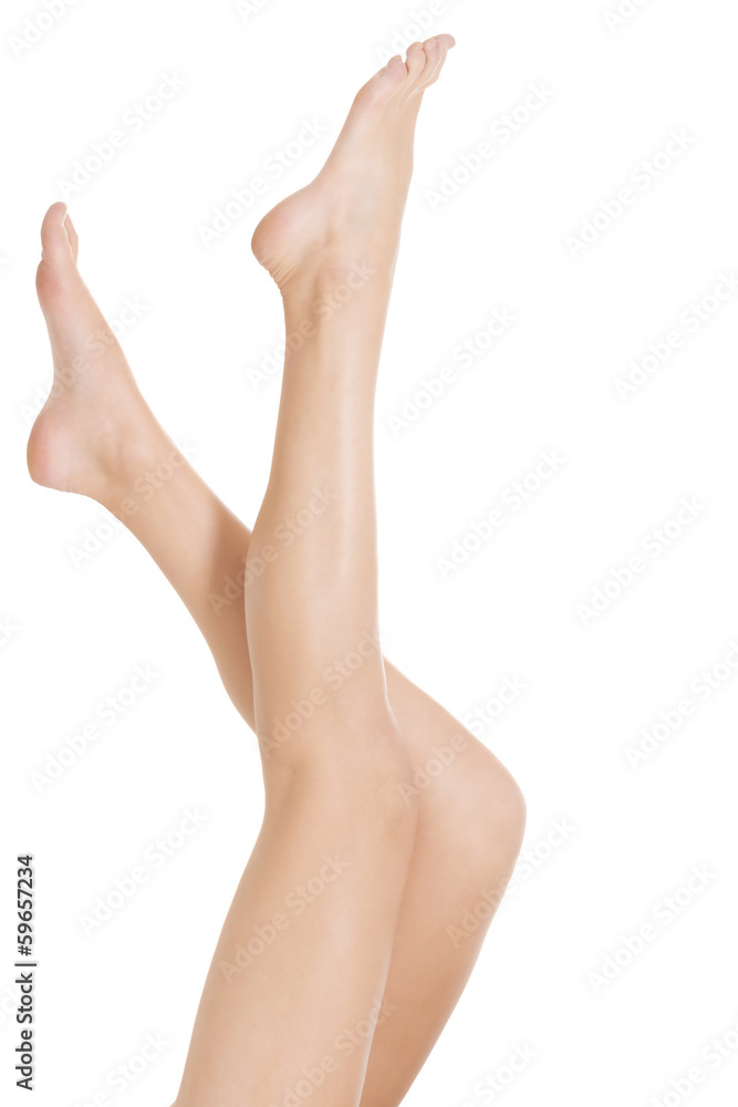 Beautiful smooth and shaved legs.