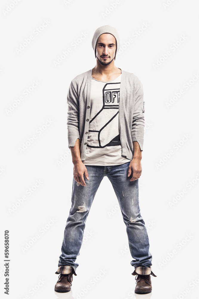 Fototapeta premium Fashion young man