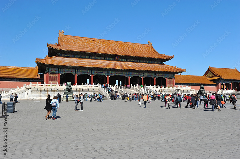 the forbidden city, Beijing, China