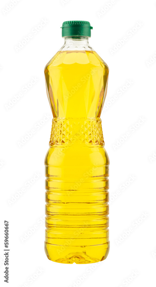 Plastic bottle of cooking oil Plastic bottle of cooking oil