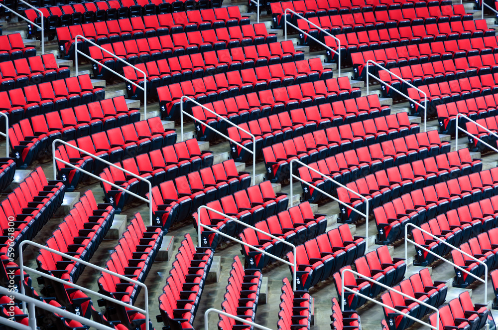 Obraz premium Indoor arena seats