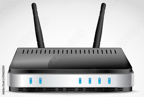 Wi-Fi Router vector