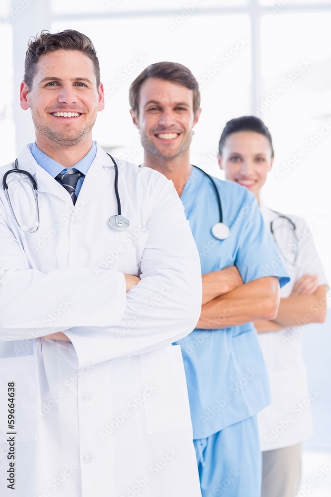 Portrait of confident happy group of doctors Portrait of confident happy group of doctors