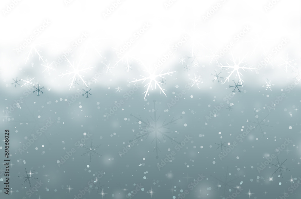 Abstract christmas background with snowflake.