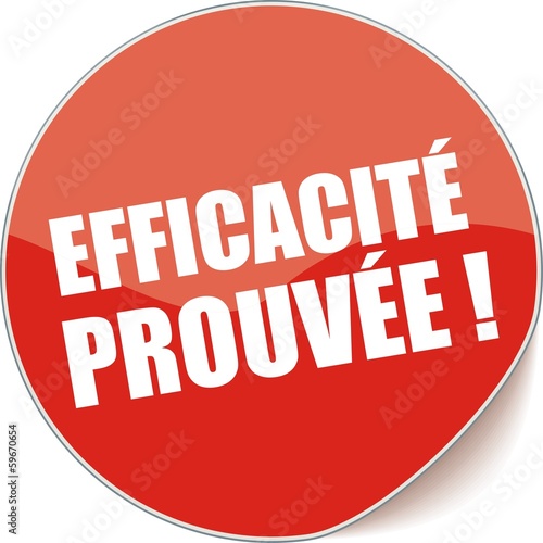 étiquette efficacité prouvée