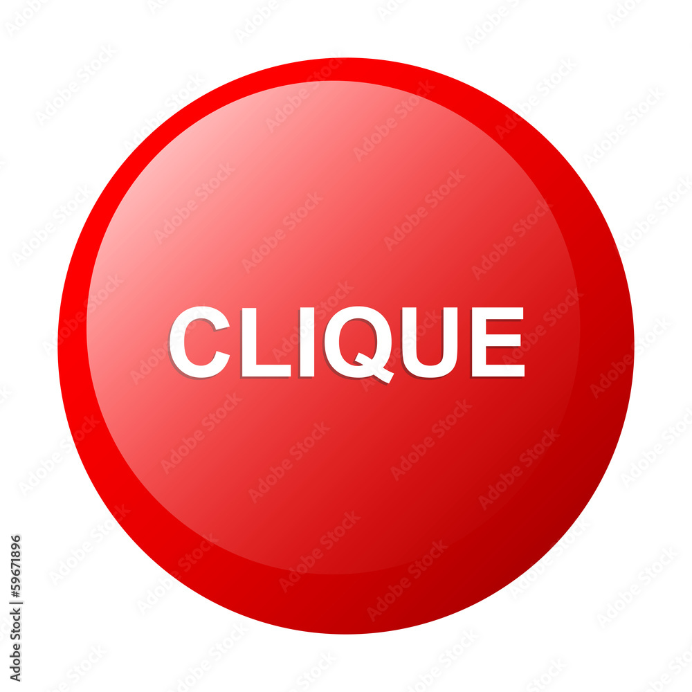 bouton internet clique icon clic white background bouton internet clique icon clic white background