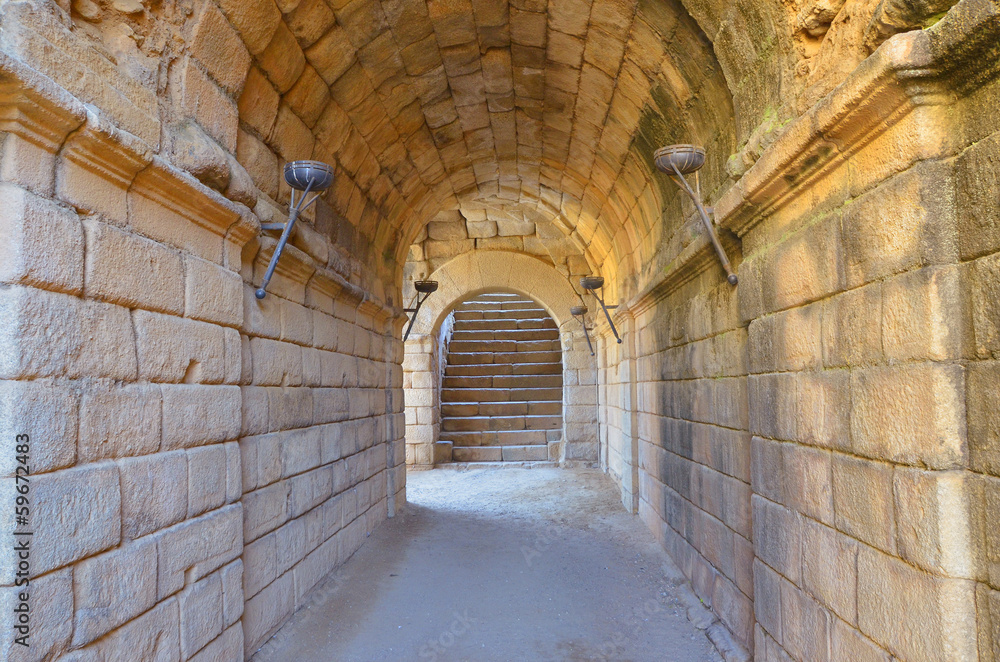 Obraz premium Roman corridor