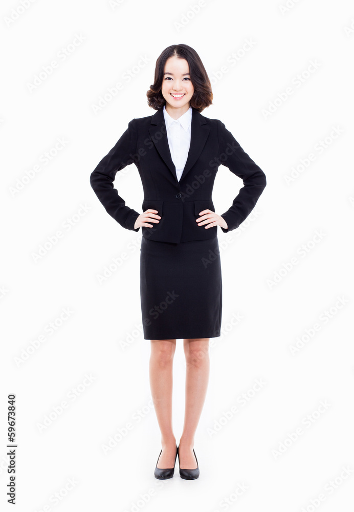 Yong pretty Asian business woman