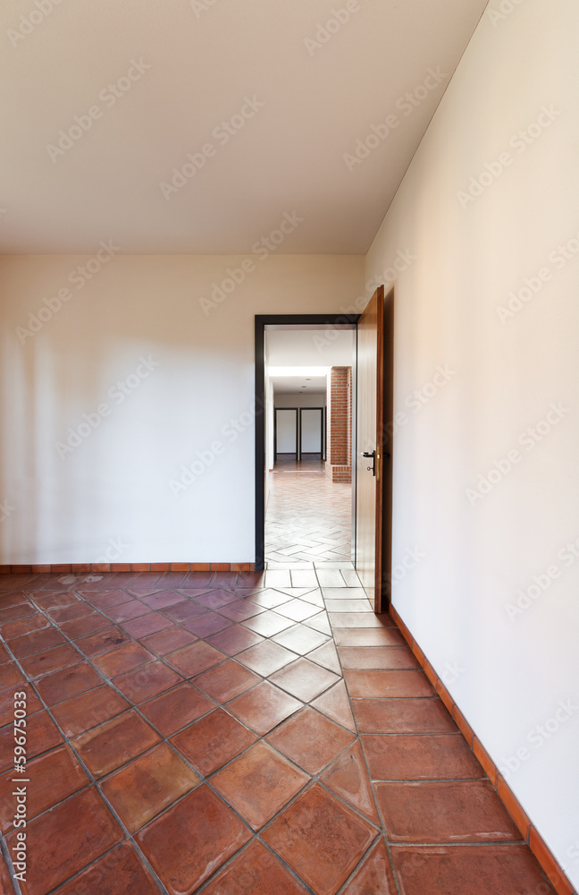 Fototapeta premium interior, door view from the room