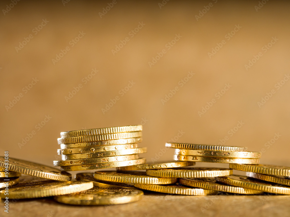 Lots of gold coins Lots of gold coins