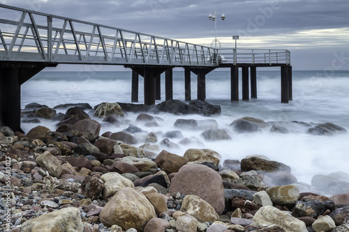 Wallpaper Mural seaside pier Torontodigital.ca