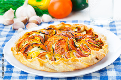 Galette ratatouille