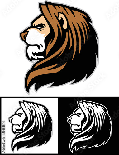 lion head mascot