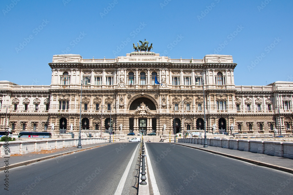 Obraz premium The Palace of Justice in Rome. Italy.