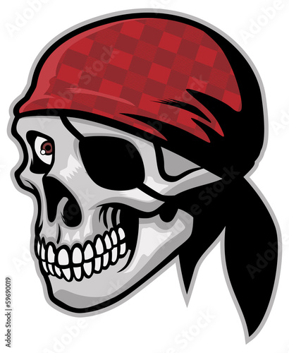 skull of pirate