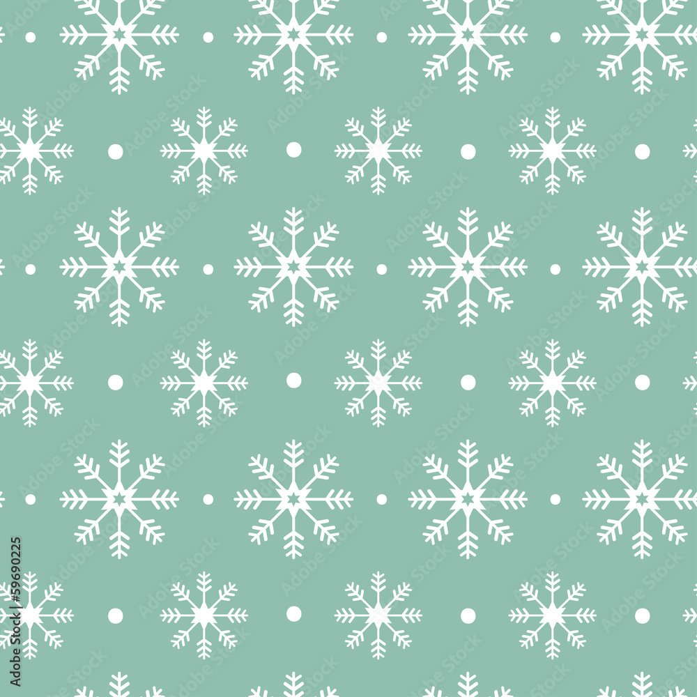 Christmas pattern with snowflakes. Christmas pattern with snowflakes.