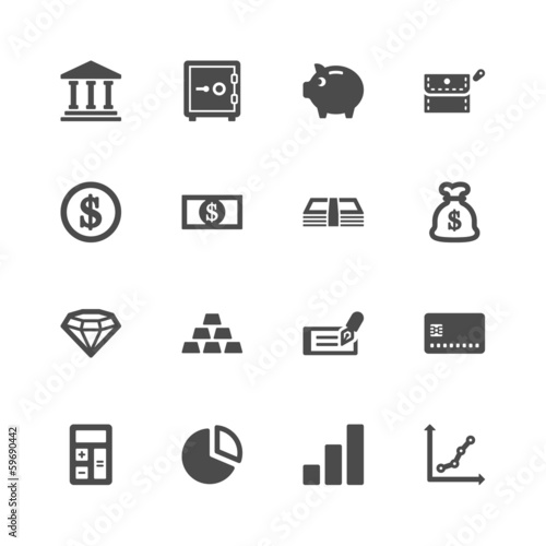 Finance icons
