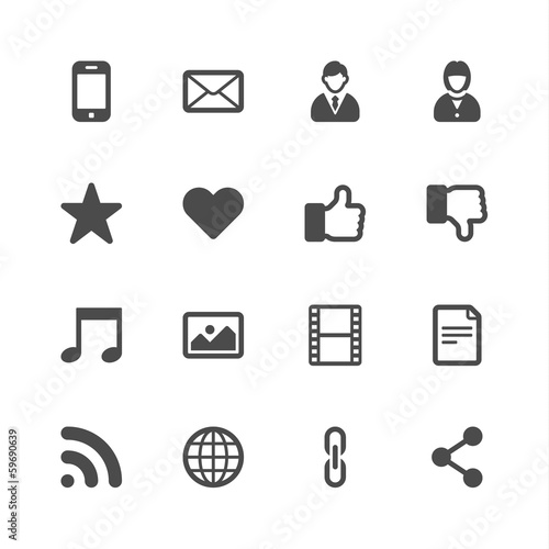 Social media icons
