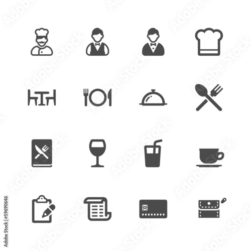 Restaurant icons