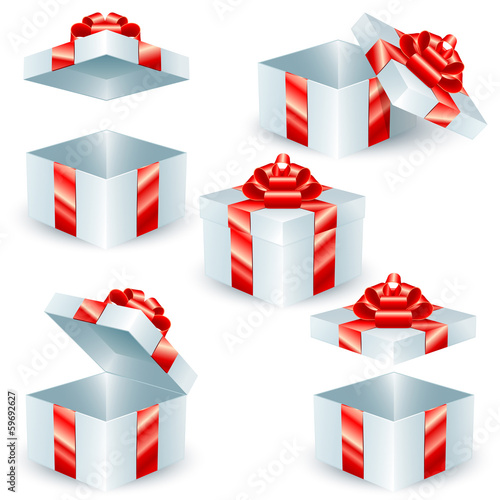 Square Gift Boxes; eps8