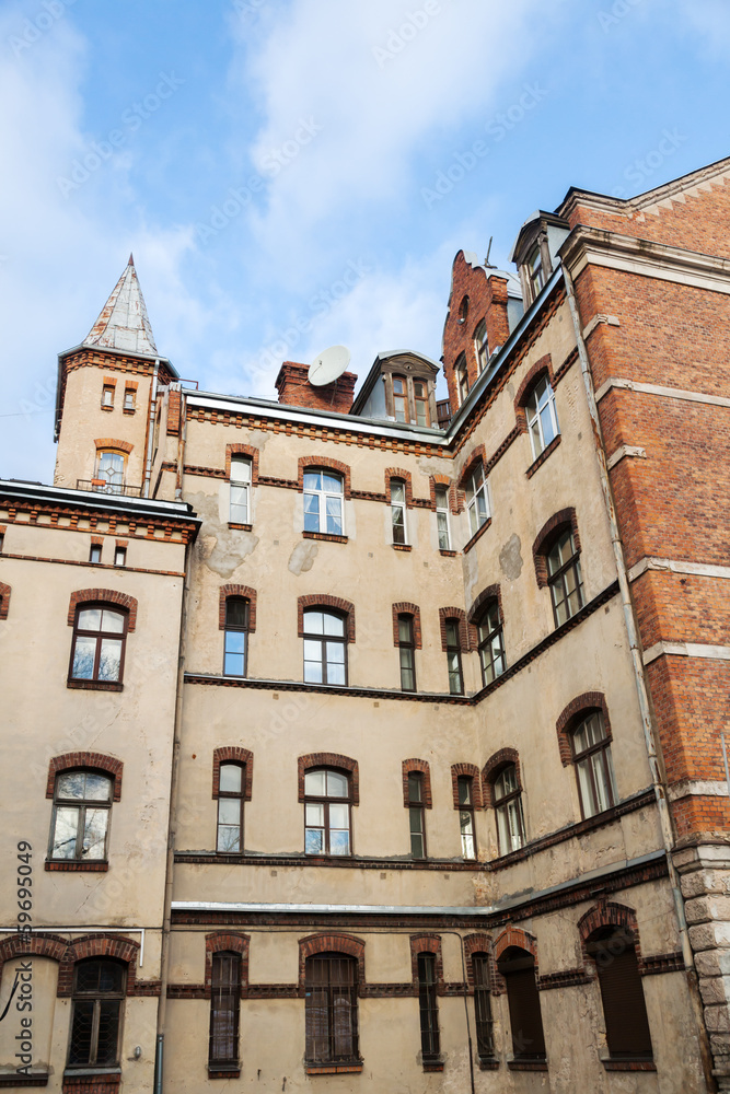 altes Wohnhaus in Riga