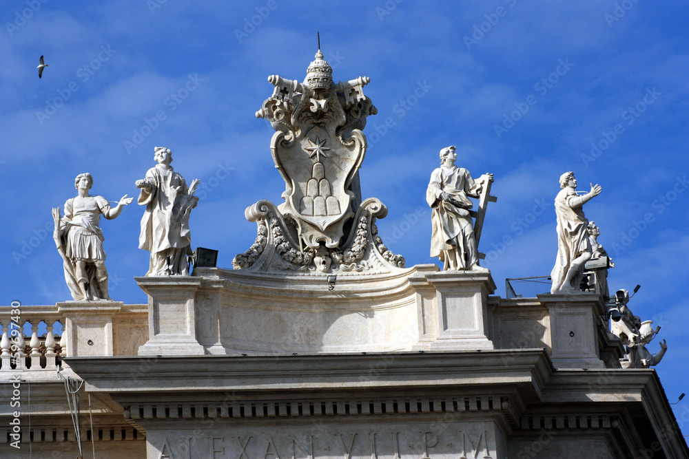 Rome, Bernini‘s Colonnades on St. Peter‘s Square