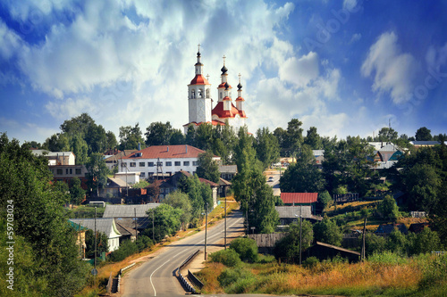 Orthodox Church in Russia, summer, travel