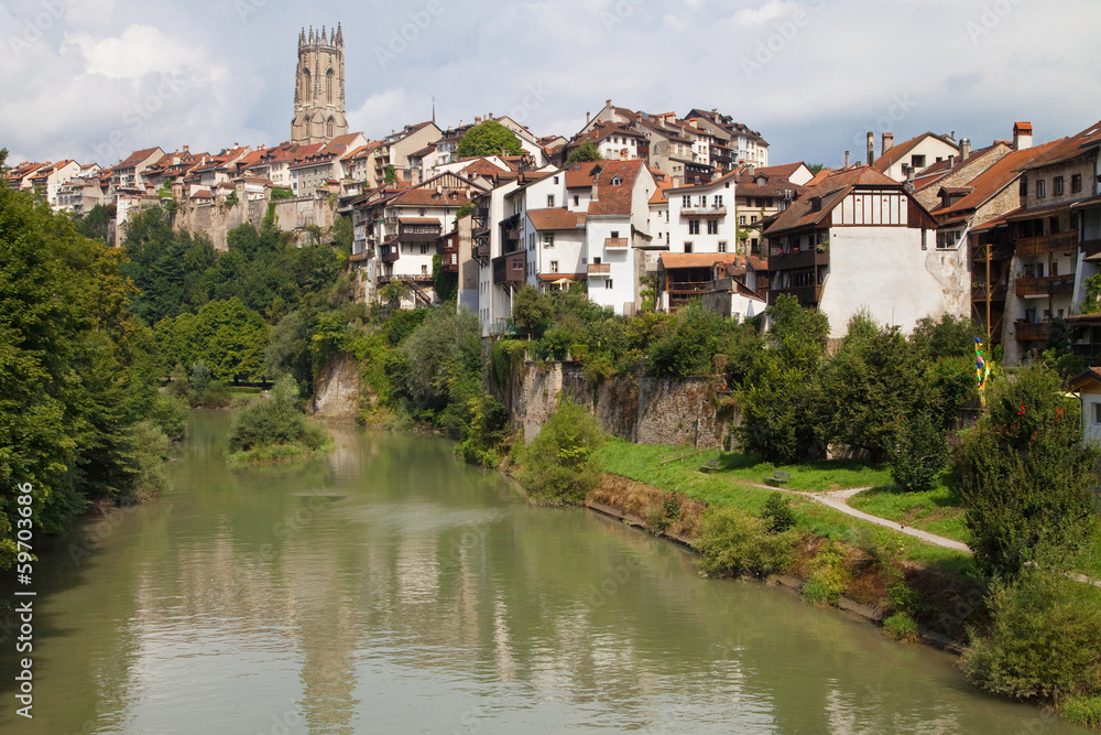Sarine River at Fribourg Sarine River at Fribourg