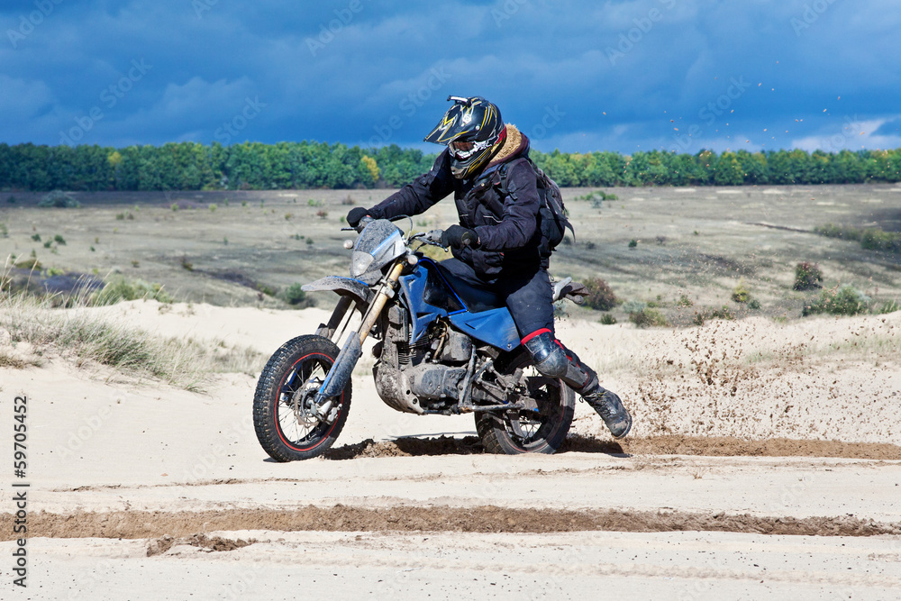 Fototapeta premium Enduro