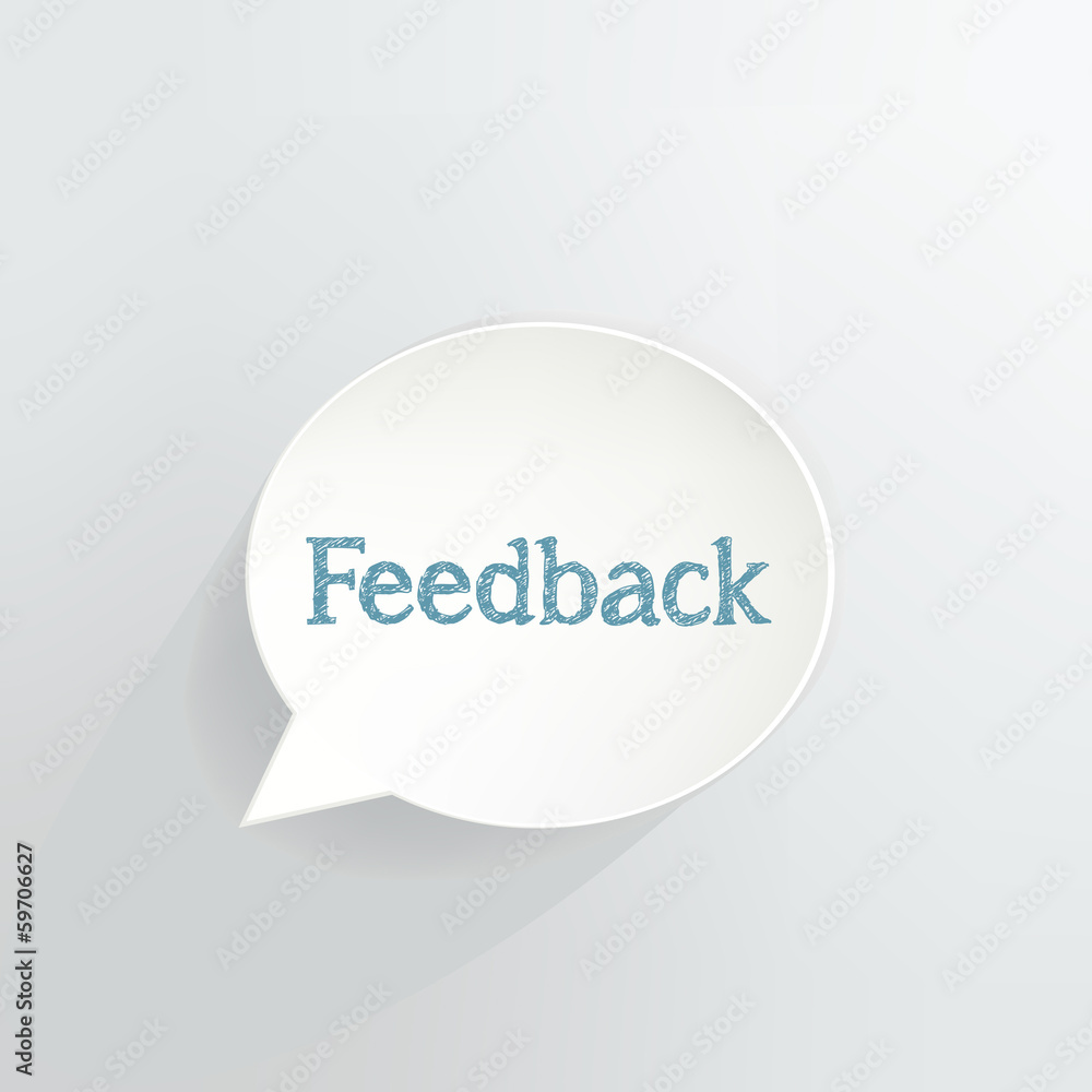 Feedback Speech Bubble