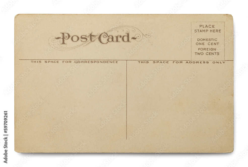 Aged Postcard