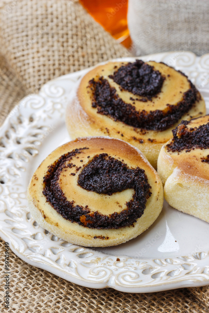 Poppy seed buns Poppy seed buns