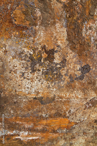 texture of rusty metal