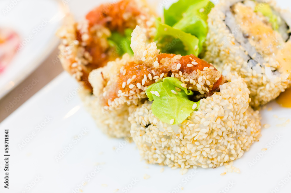 Crab roll Crab roll