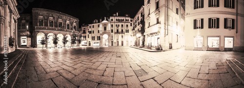 Varese, piazza San Vittore - Night view photo