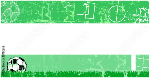 Soccer / Football banner,free copy space, vector