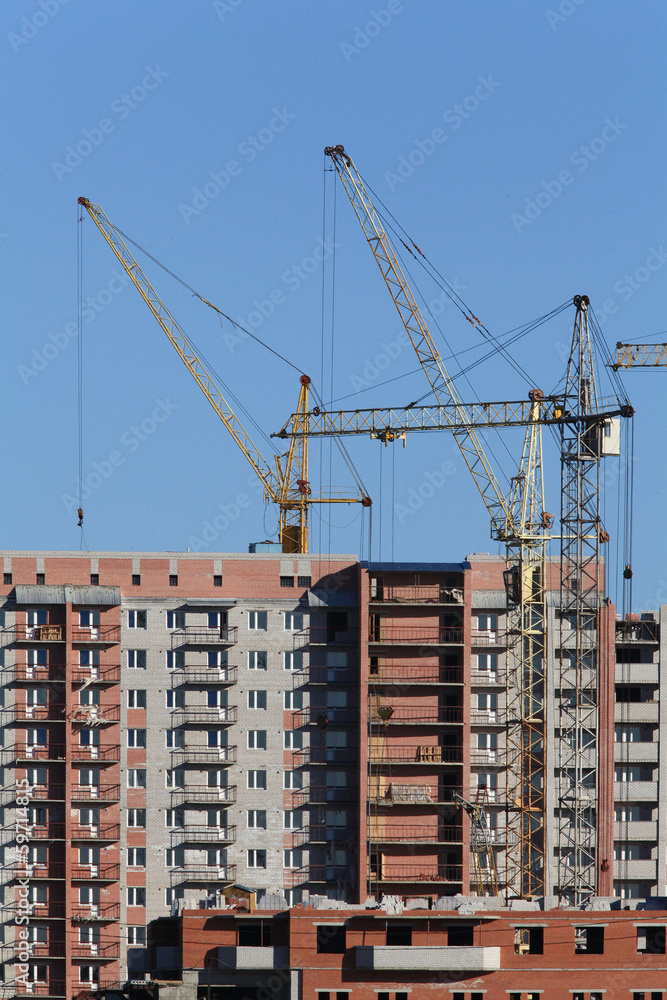 cranes are building a house cranes are building a house