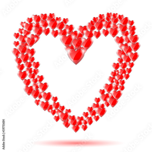Heart Valentines day
