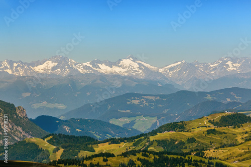 View of the Dolomites to the misty mountain range © Mariusz Niedzwiedzki