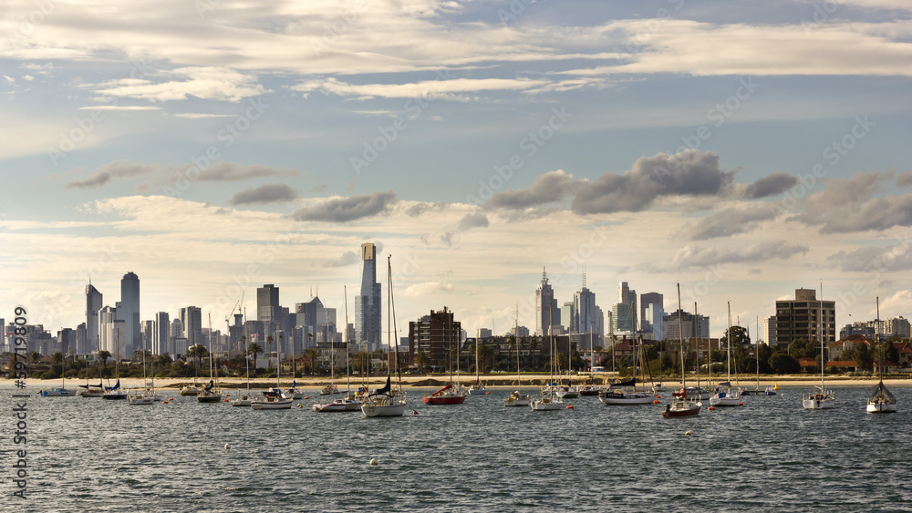 Fototapeta premium Melbourne's skyline