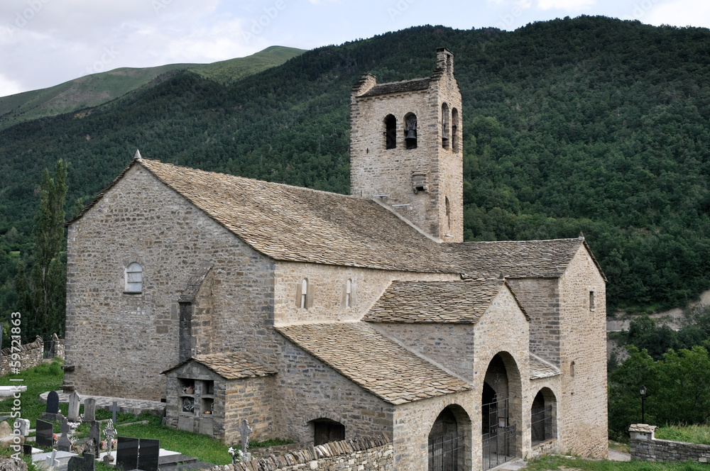 Church of San Miguel, Linas de Broto, Huesca (Spain)
