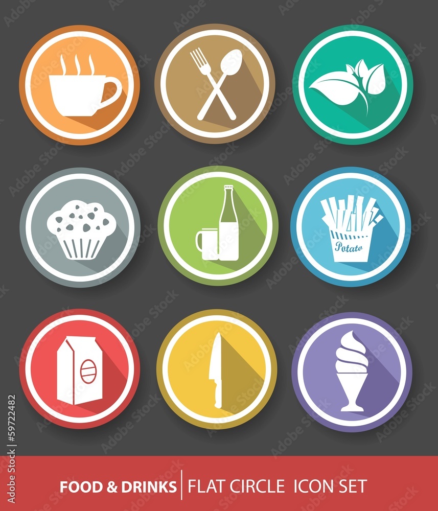 Food buttons,Colorful version Food buttons,Colorful version