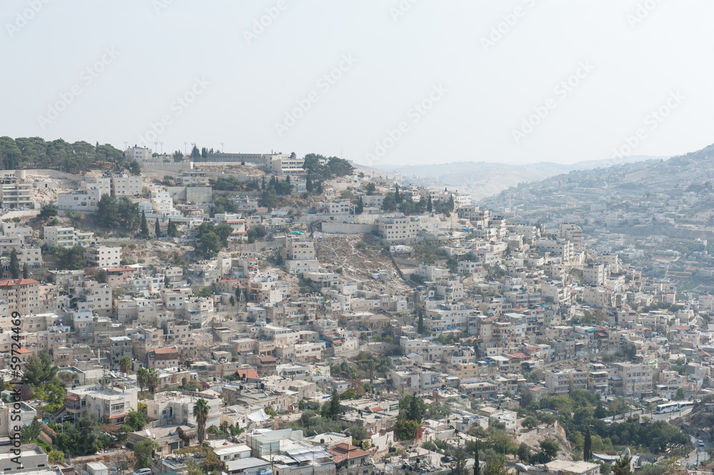 Вид на жилой район Иерусалима
